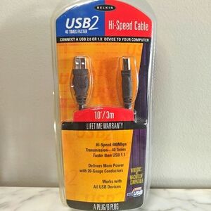 Belkin USB2 Hi-Speed Cable 10ft